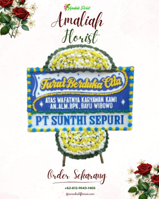 Papan Bunga Duka di Sebatik Utara
