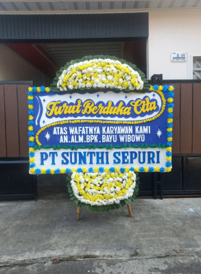 Papan Bunga Duka di Sebatik Utara